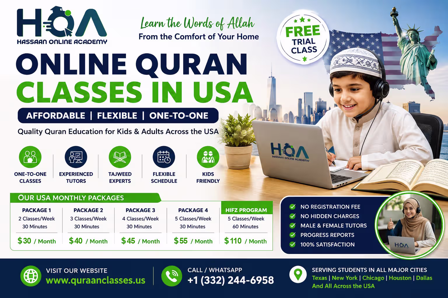Online Quran Classes Cost in USA 2026 Guide